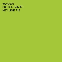 #A4C639 - Key Lime Pie Color Image